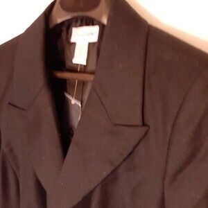 J. G. Hook Blazer jacket 20p 20 p black 100% wool new 2xp 2x p